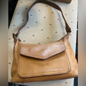 Fossil tan shoulder bag